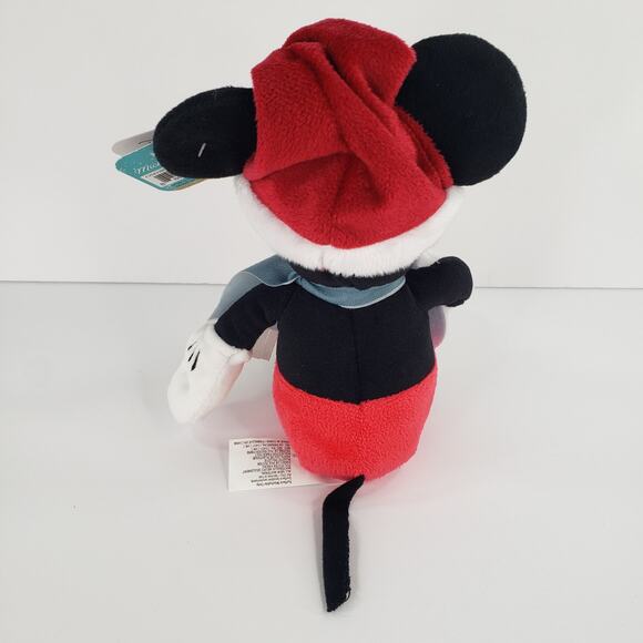 Mickey Mouse DISNEY Christmas Stuffed Plush Authentic 10 inch Holiday - Picture 2 of 6